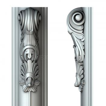 نموذج ثلاثي الأبعاد لآلة CNC الركائز 